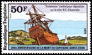 Repair of the « Endeavour »